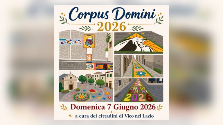 Corpus Domini 2026 a Vico nel Lazio