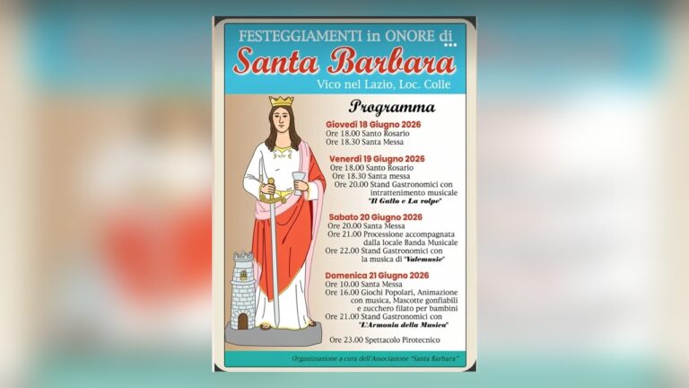 Festeggiamenti in onore di Santa Barbara